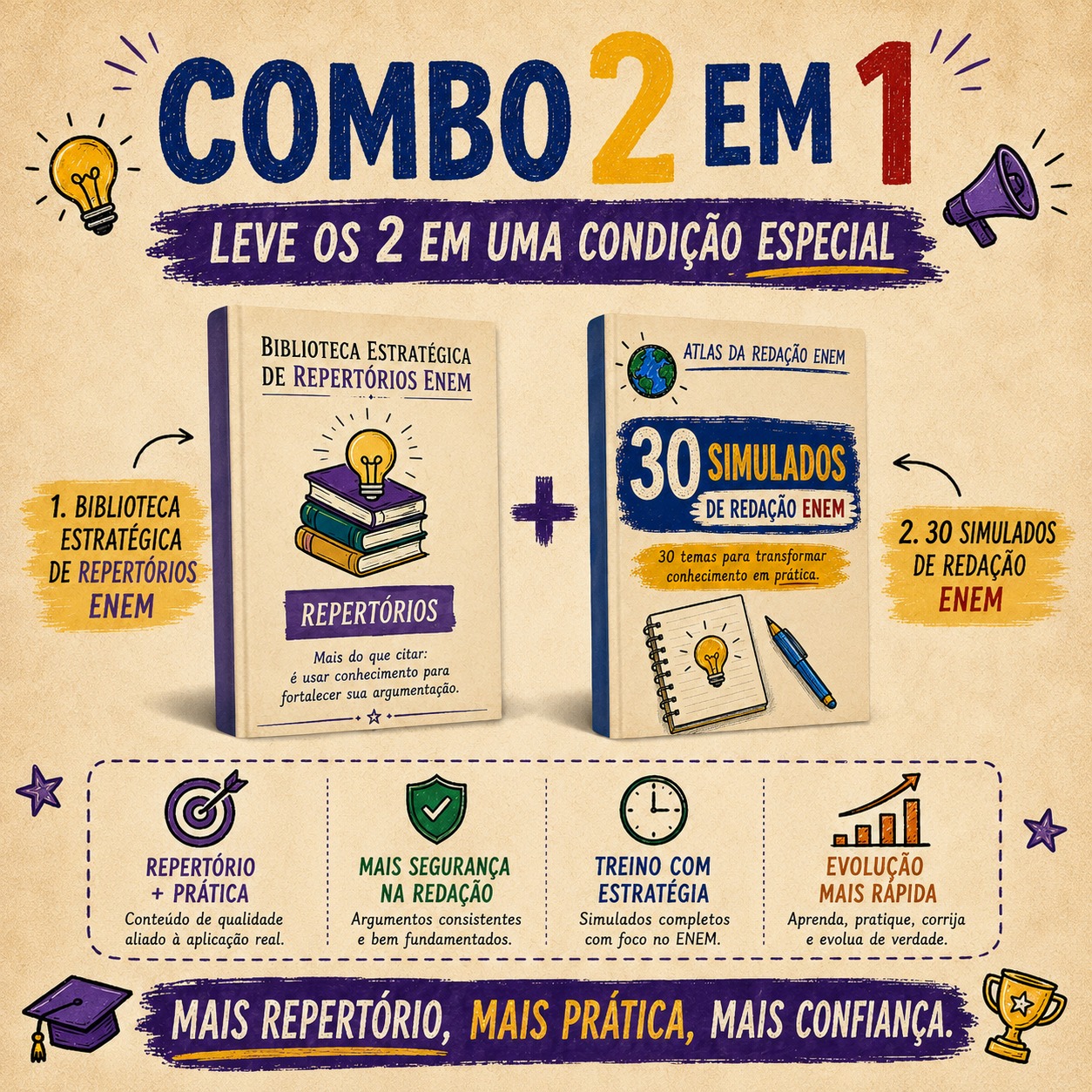 Combo 2 em 1