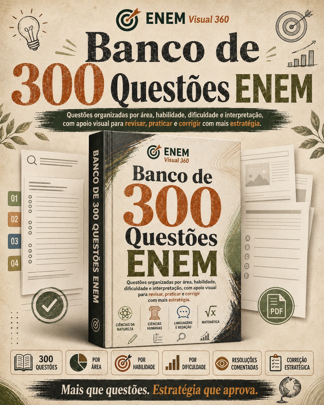 +300 Questões Extras para o ENEM