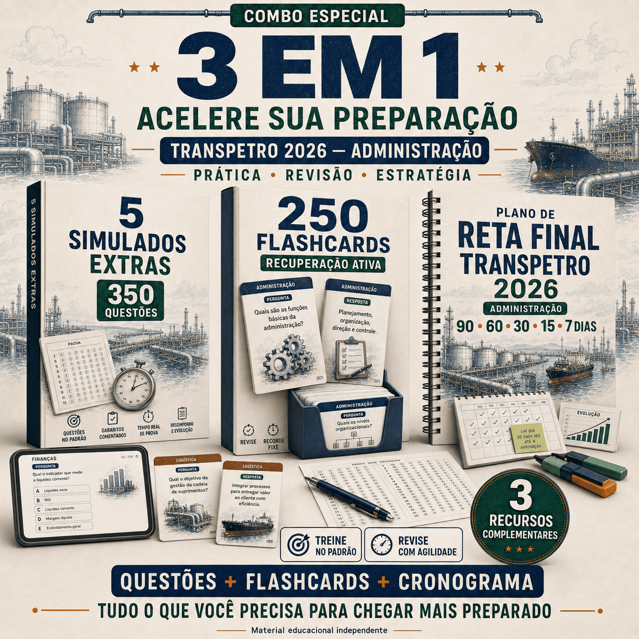 Combo 3 em 1