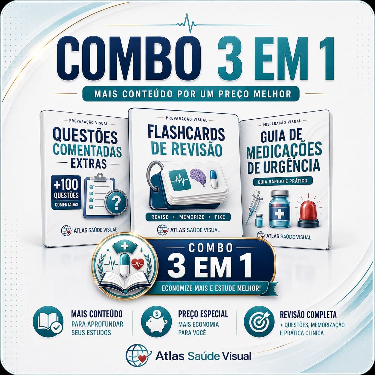 Combo 3 em 1