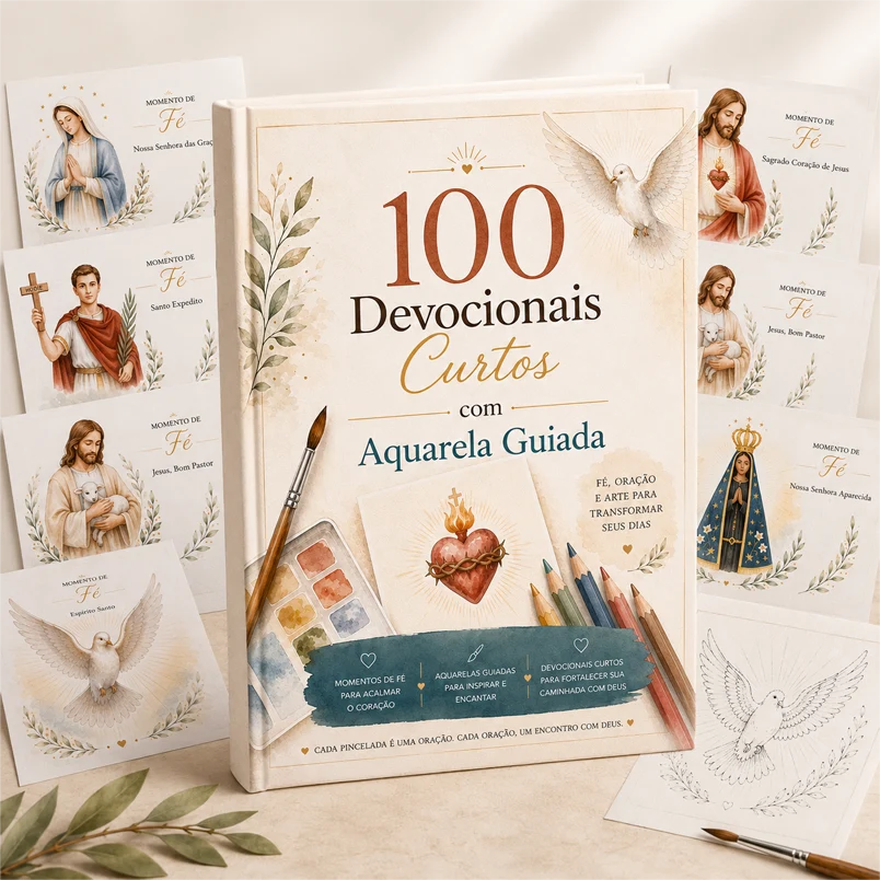 100 Devocionais com Aquarela (BÁSICO)