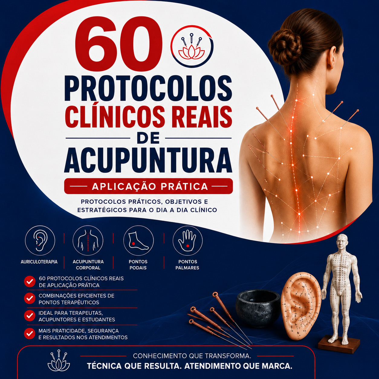 60 Protocolo Clínico Reais de Acupuntura