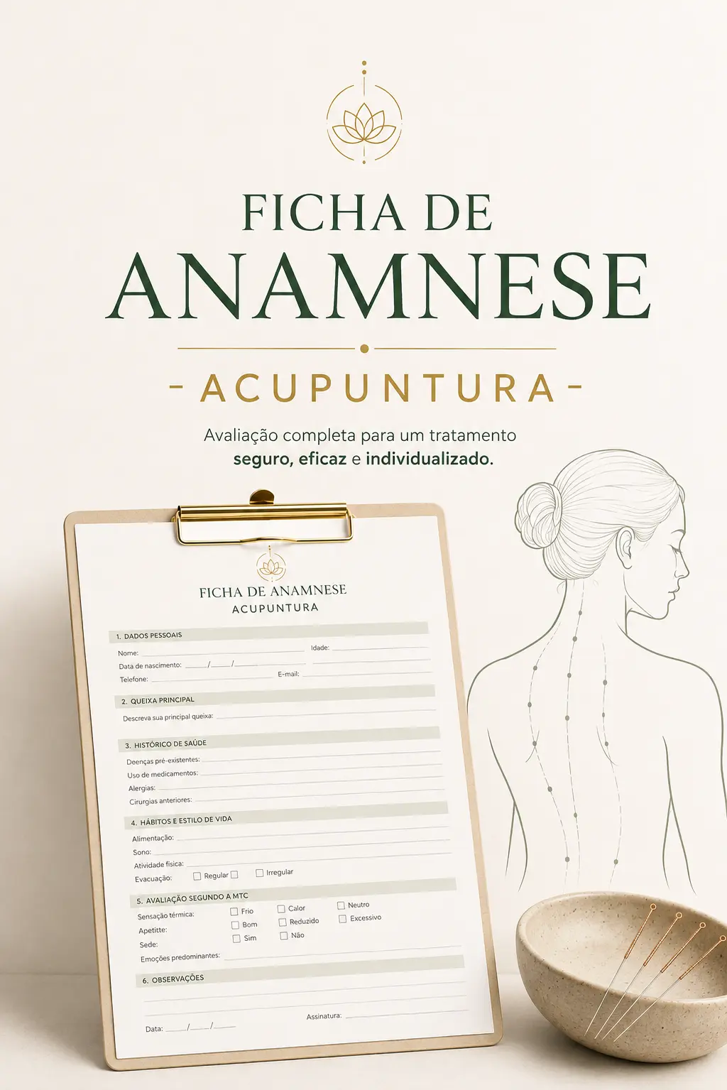 Ficha de Anamnese - Acupuntura