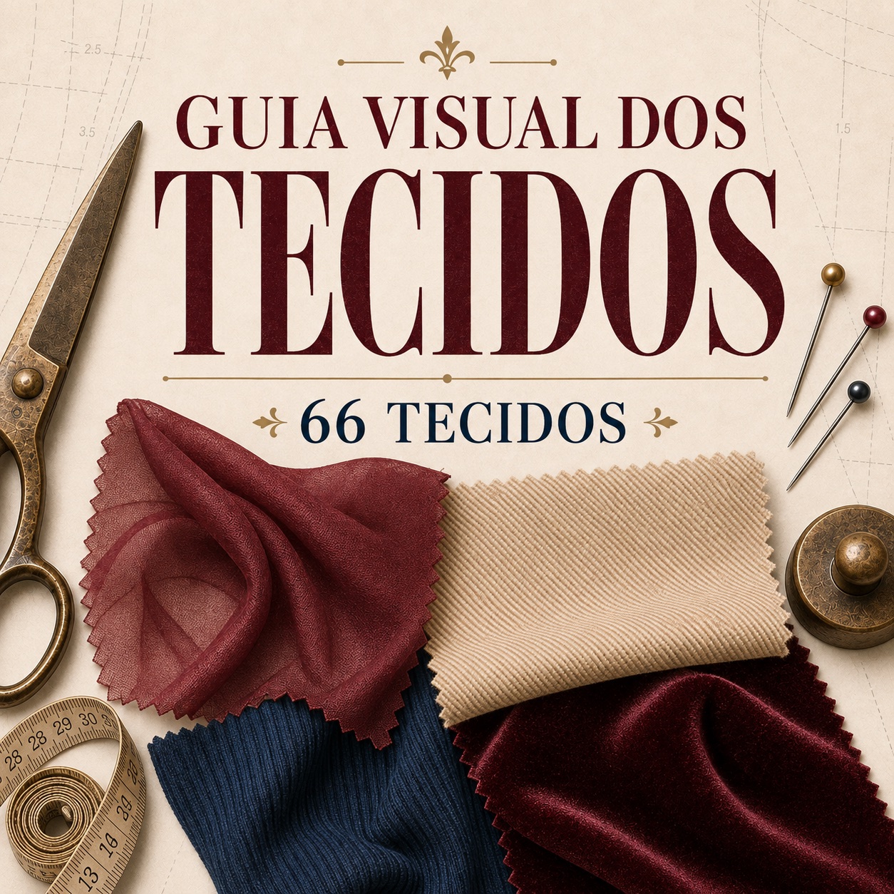 +66 TECIDOS PARA ESCOLHER SEM ERRAR