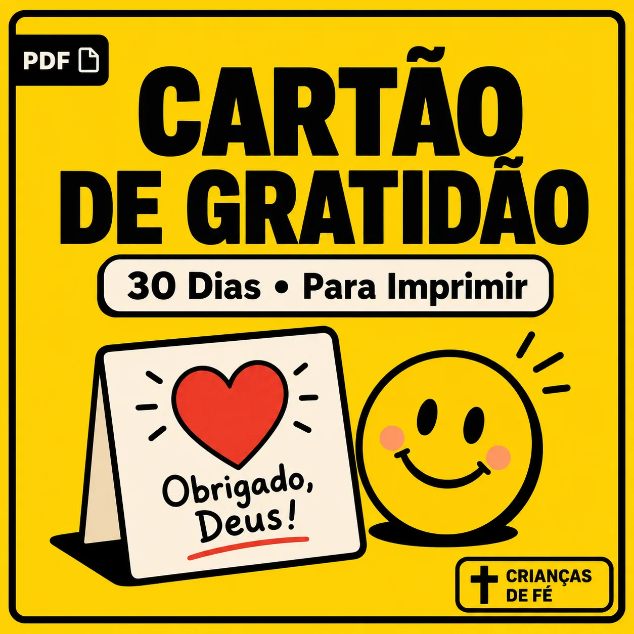 Cartão de Gratidão 30 Dias