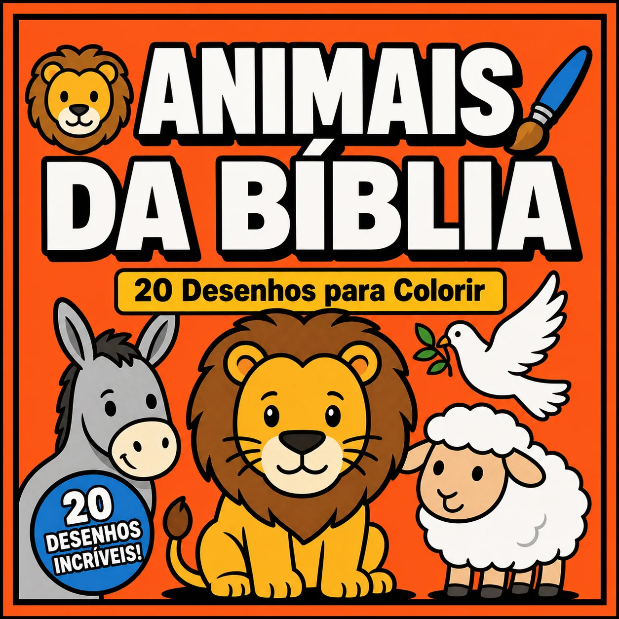 20 Animais da Bíblia para Colorir
