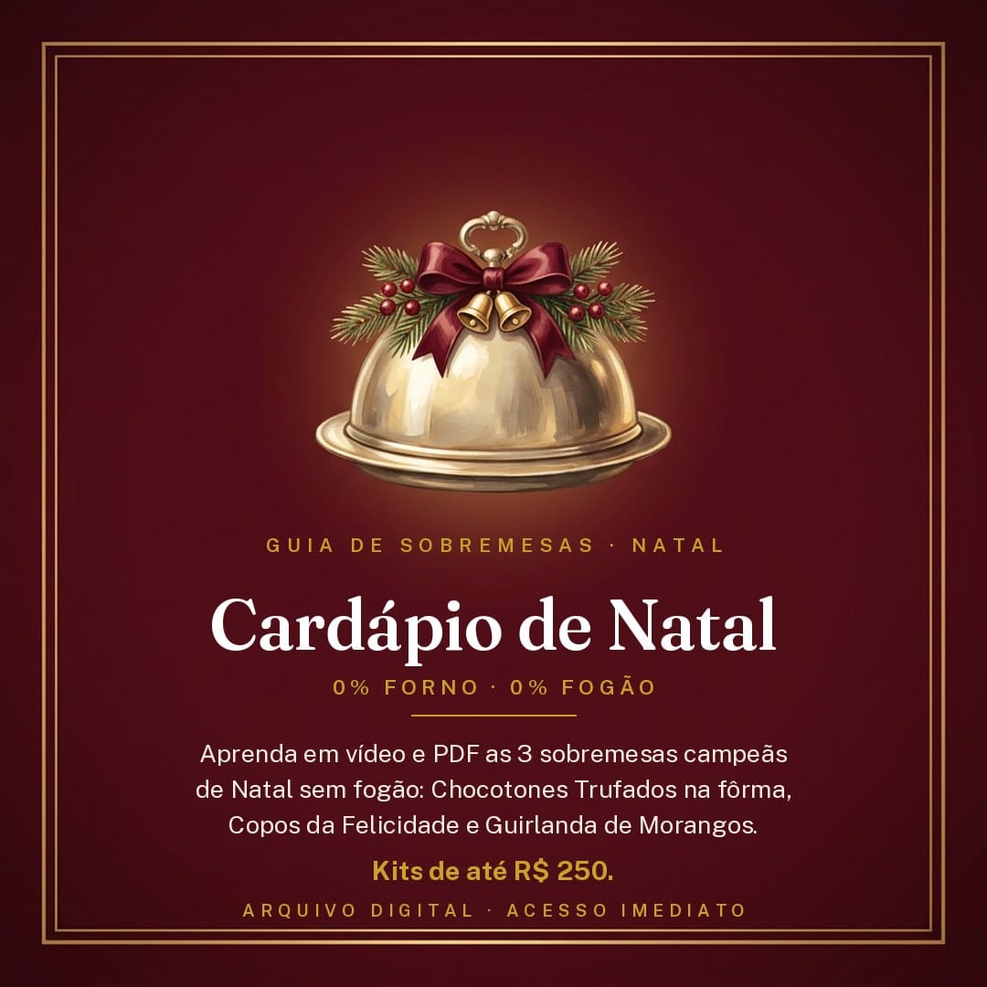 🍓Adicionar +3 Receitas 0% Forno