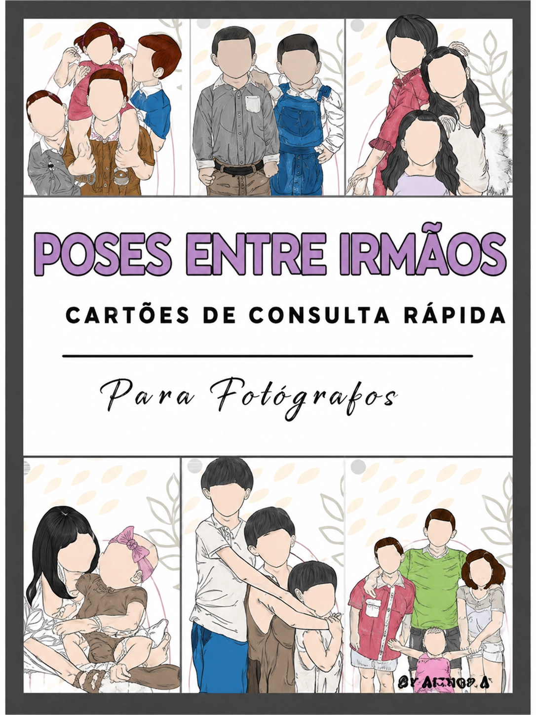 Cartões De Poses para irmãos 