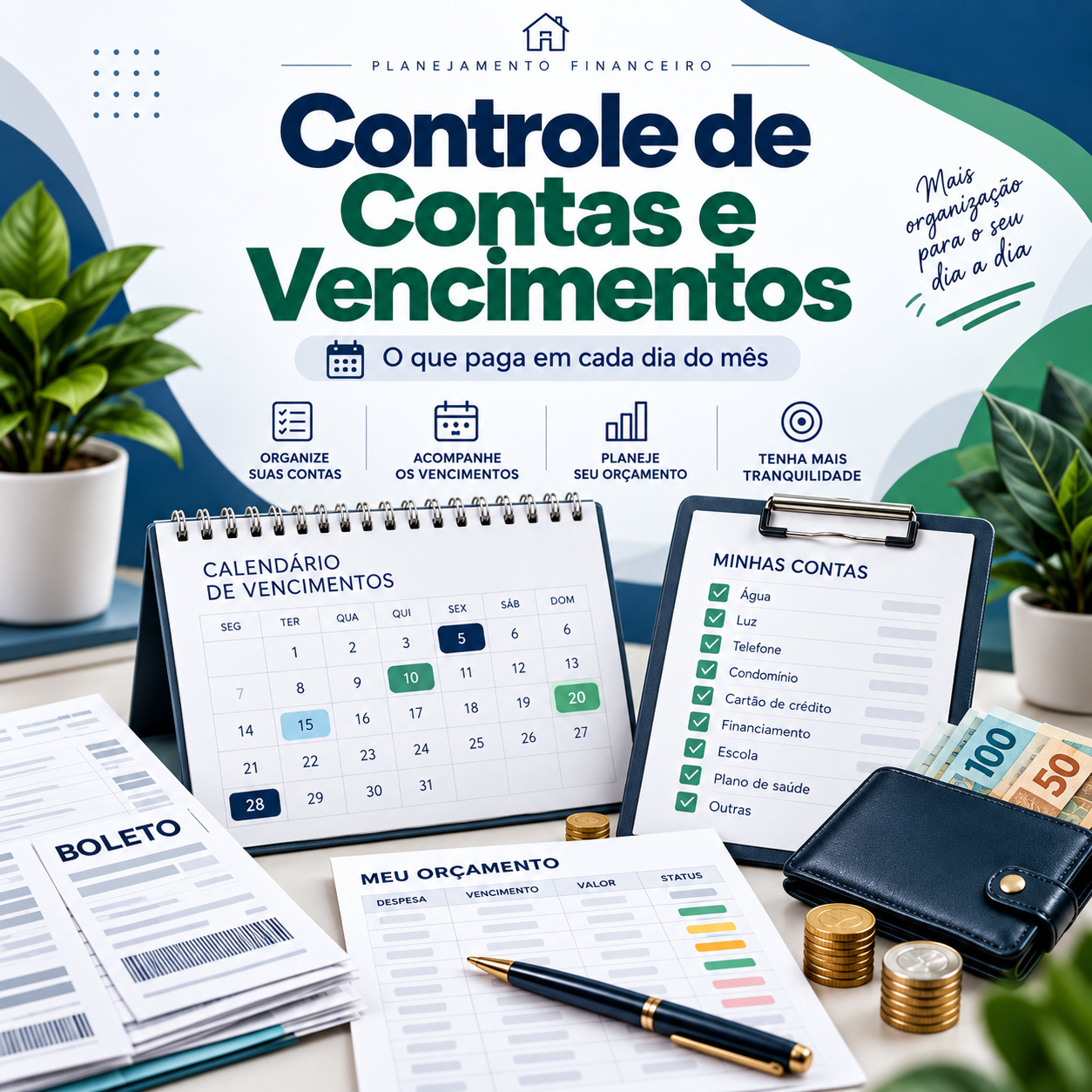 Controle de Contas e Vencimentos 2027