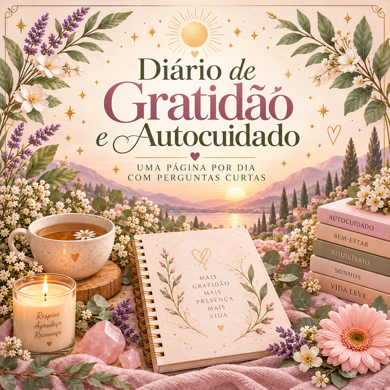 Diário da Gratidão e Autocuidado 2027