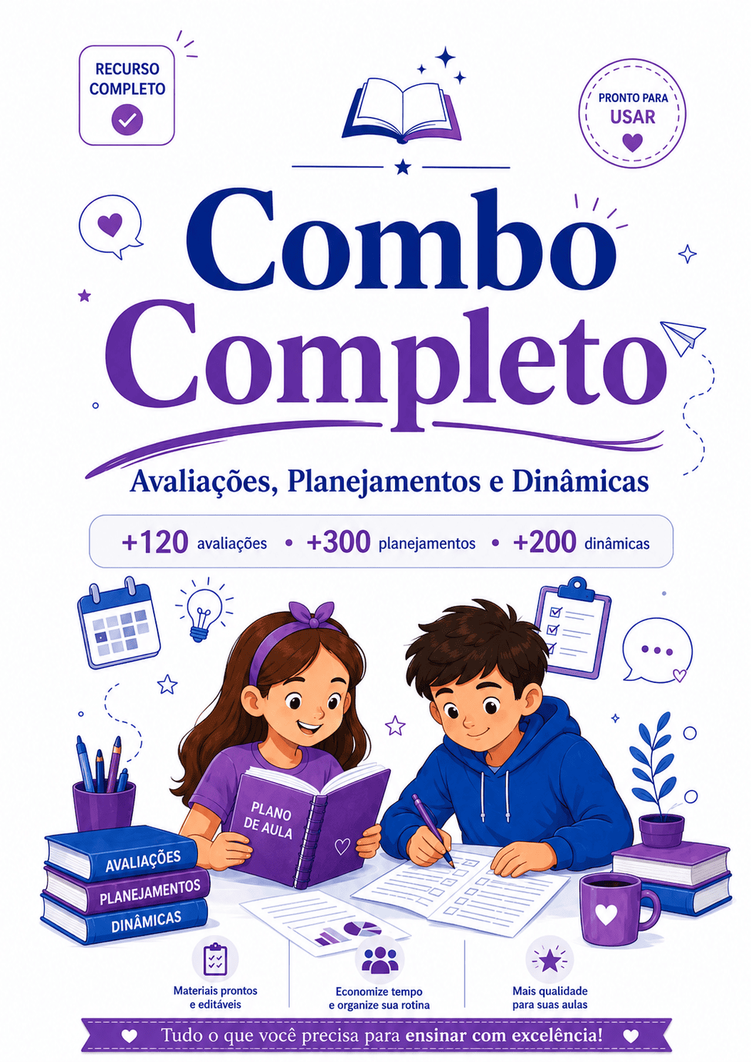 COMBO COMPLETO de Língua Portuguesa ☝️