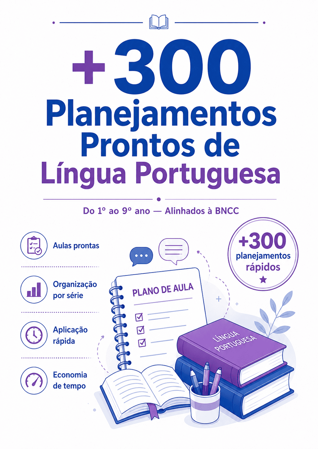 +300 Planejamentos de Língua Portuguesa