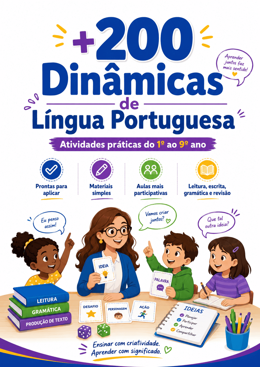 +200 Dinâmicas de Língua Portuguesa