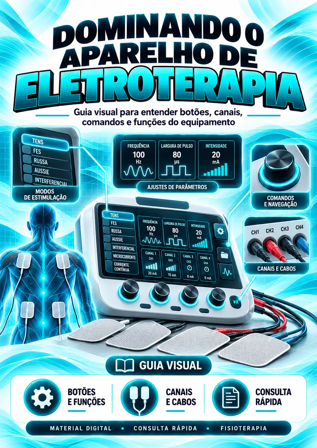 Dominando o Aparelho de Eletroterapia