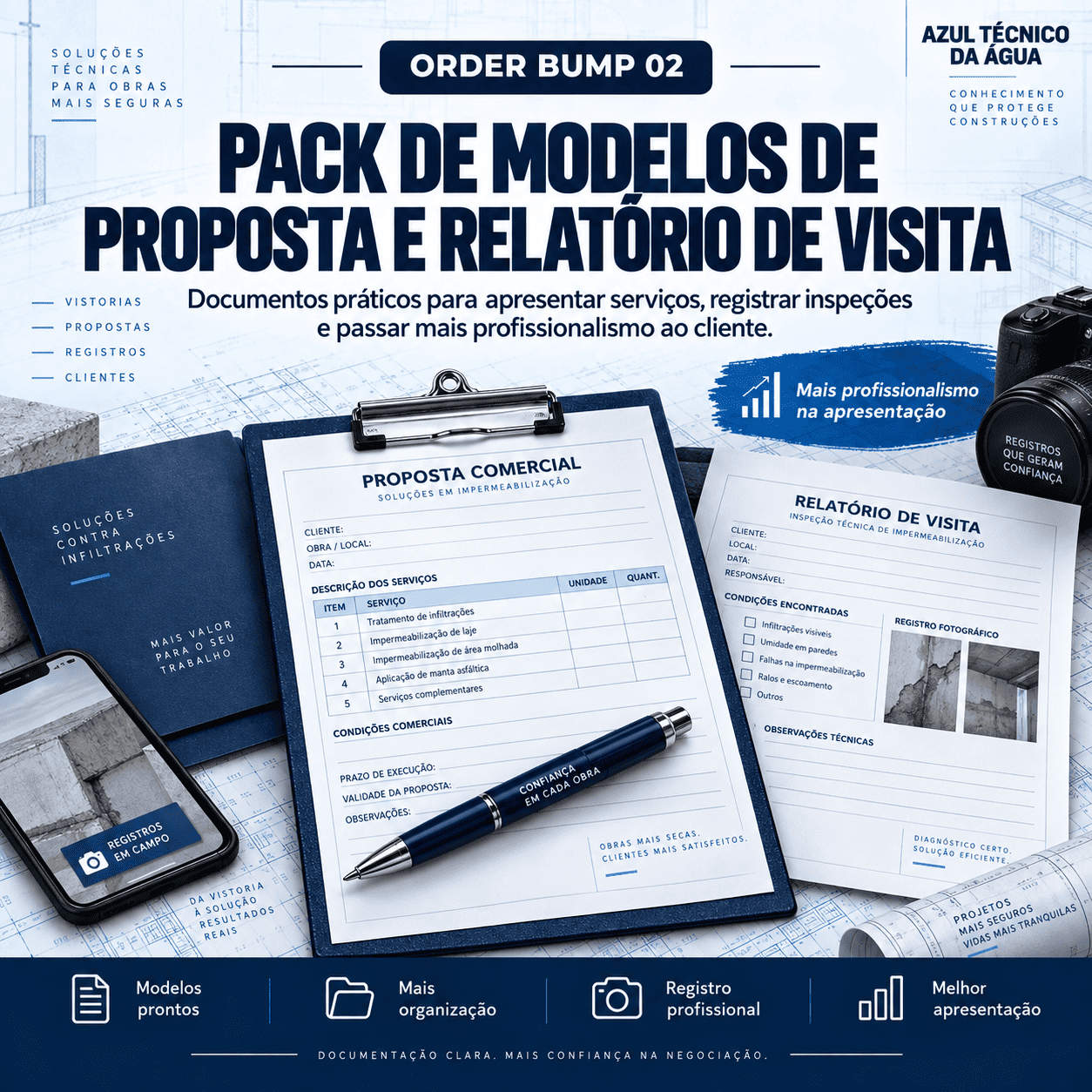 Pack de Propostas e Relatórios de Visita