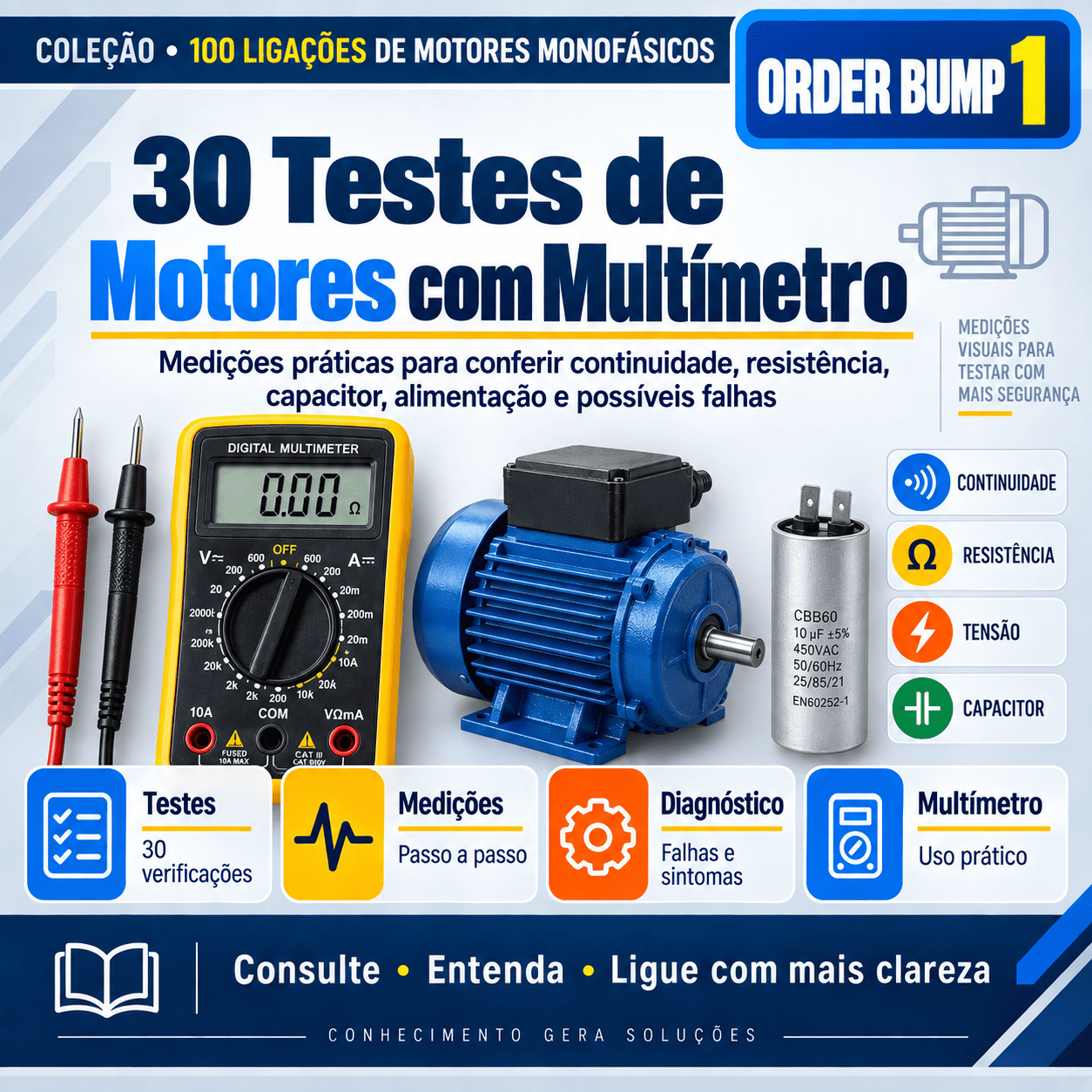 30 Testes de Motores com Multímetro
