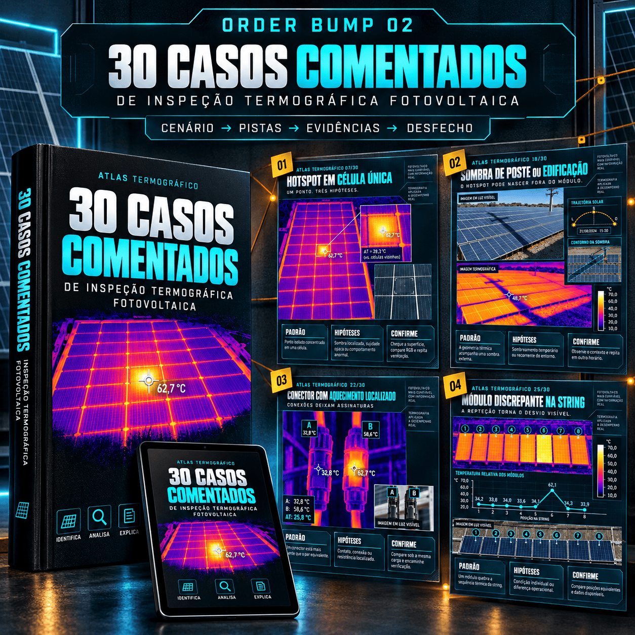 30 Casos de Termografia Fotovoltaica
