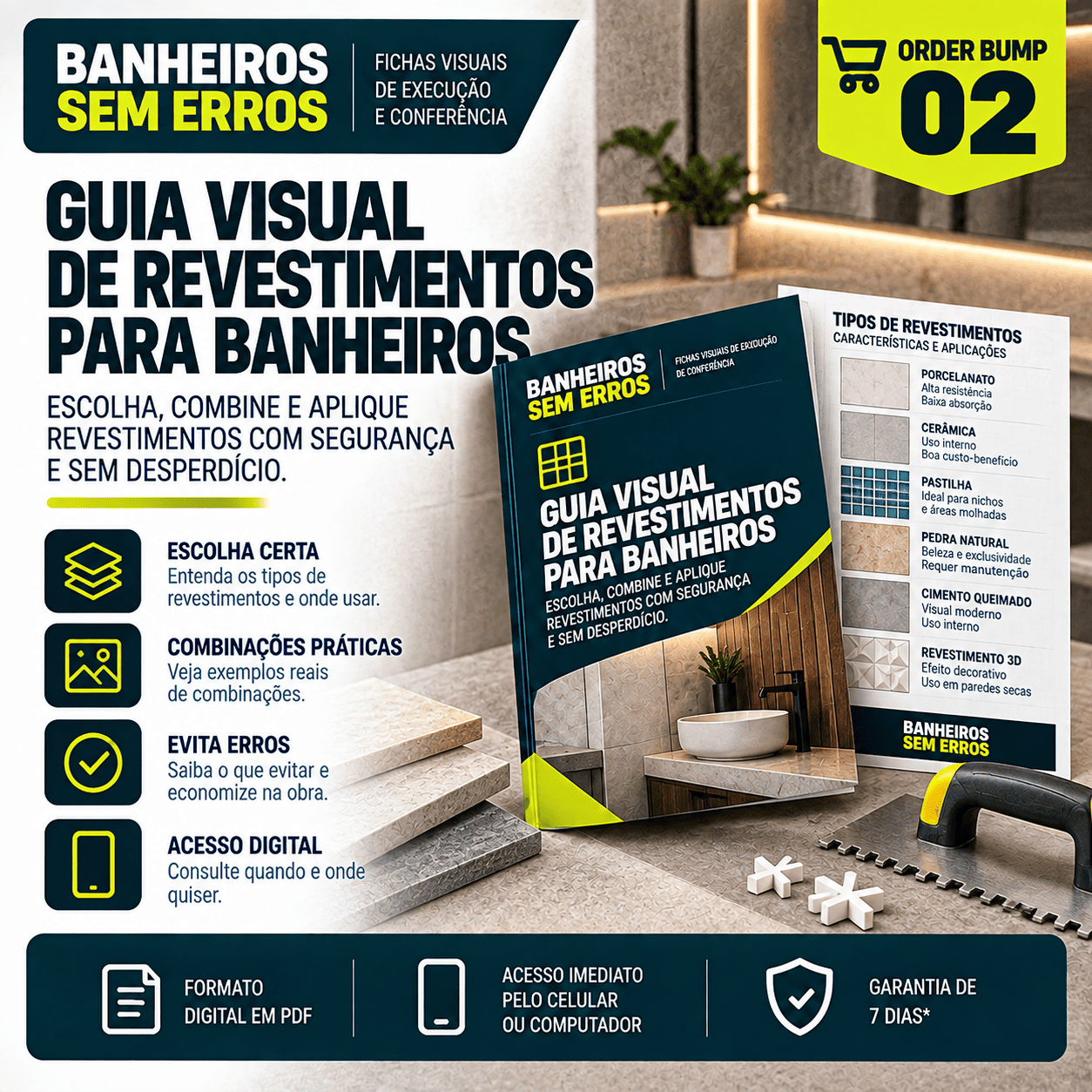 Guia Visual de Revestimentos para Banhei