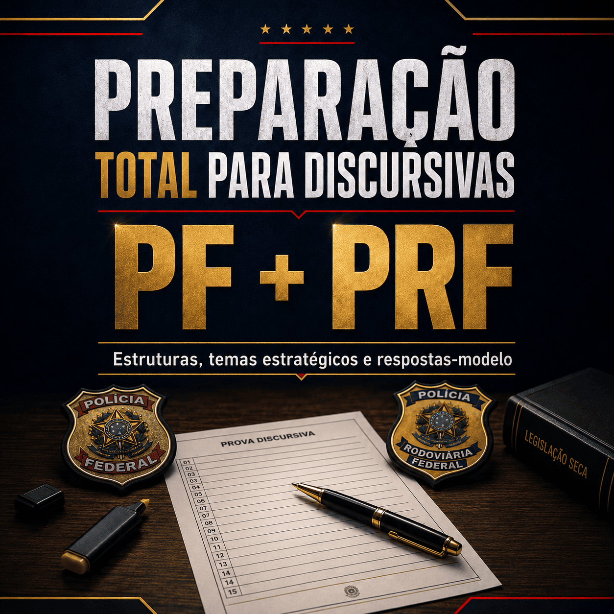 Preparação Total Discursiva PF + PRF