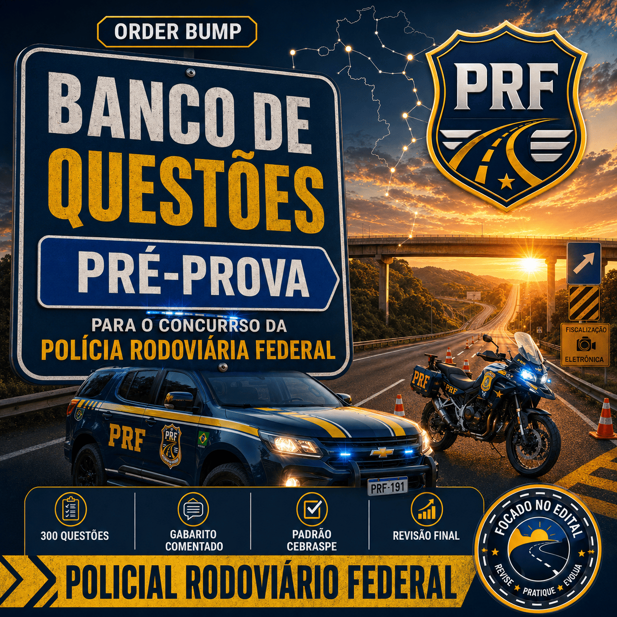 Banco de Questões Pré-Prova PRF