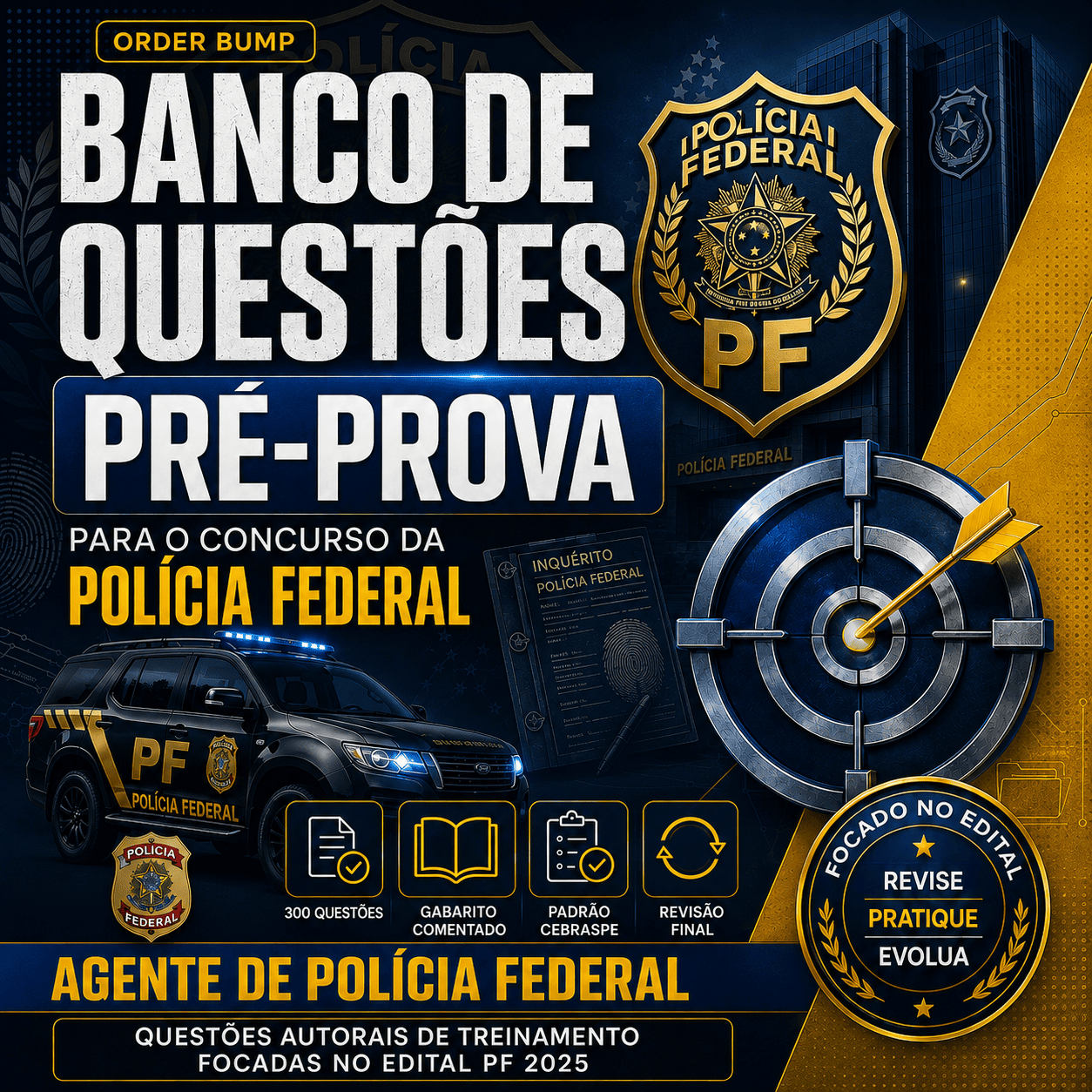 Banco de Questões Pré-Prova PF