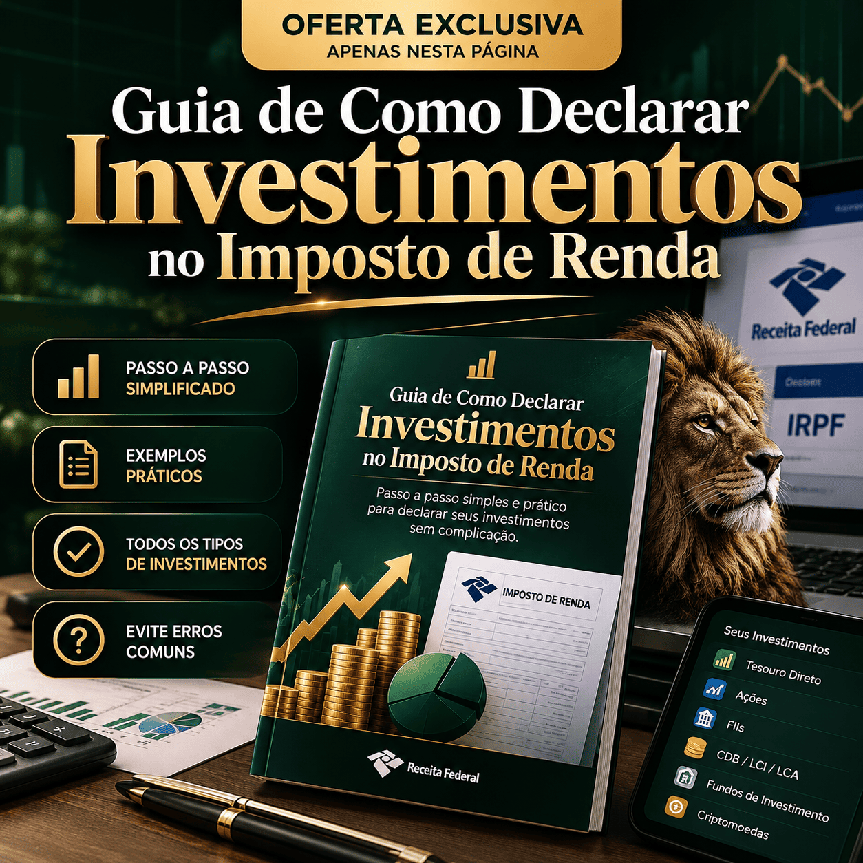 Guia de Como Declarar Investimentos