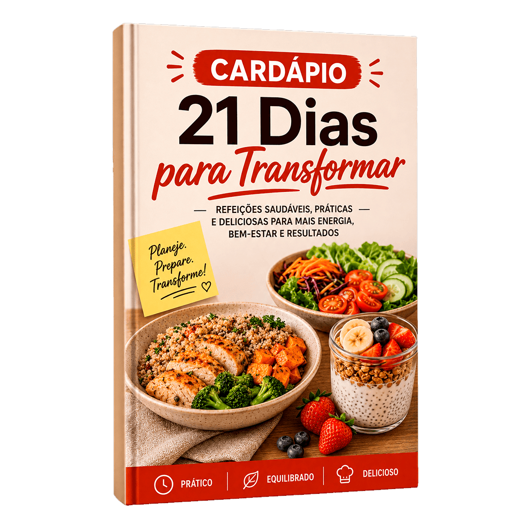 Cardápio de 21 Dias + Lista de Compras