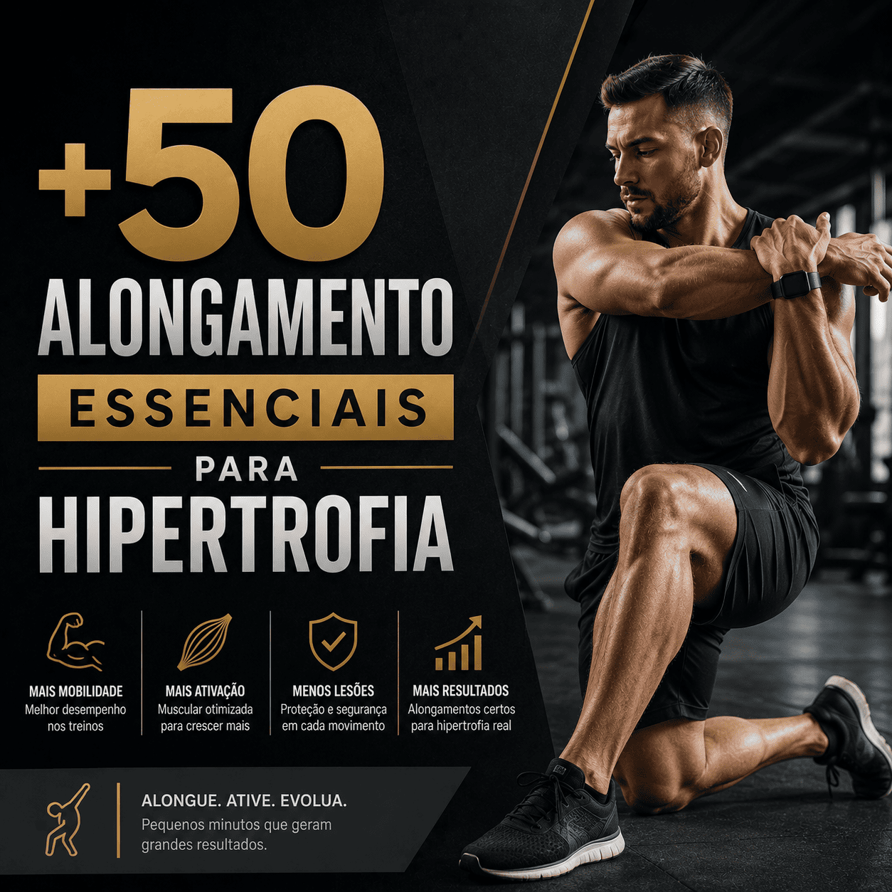 +50 Alongamento Para Hipertrofia