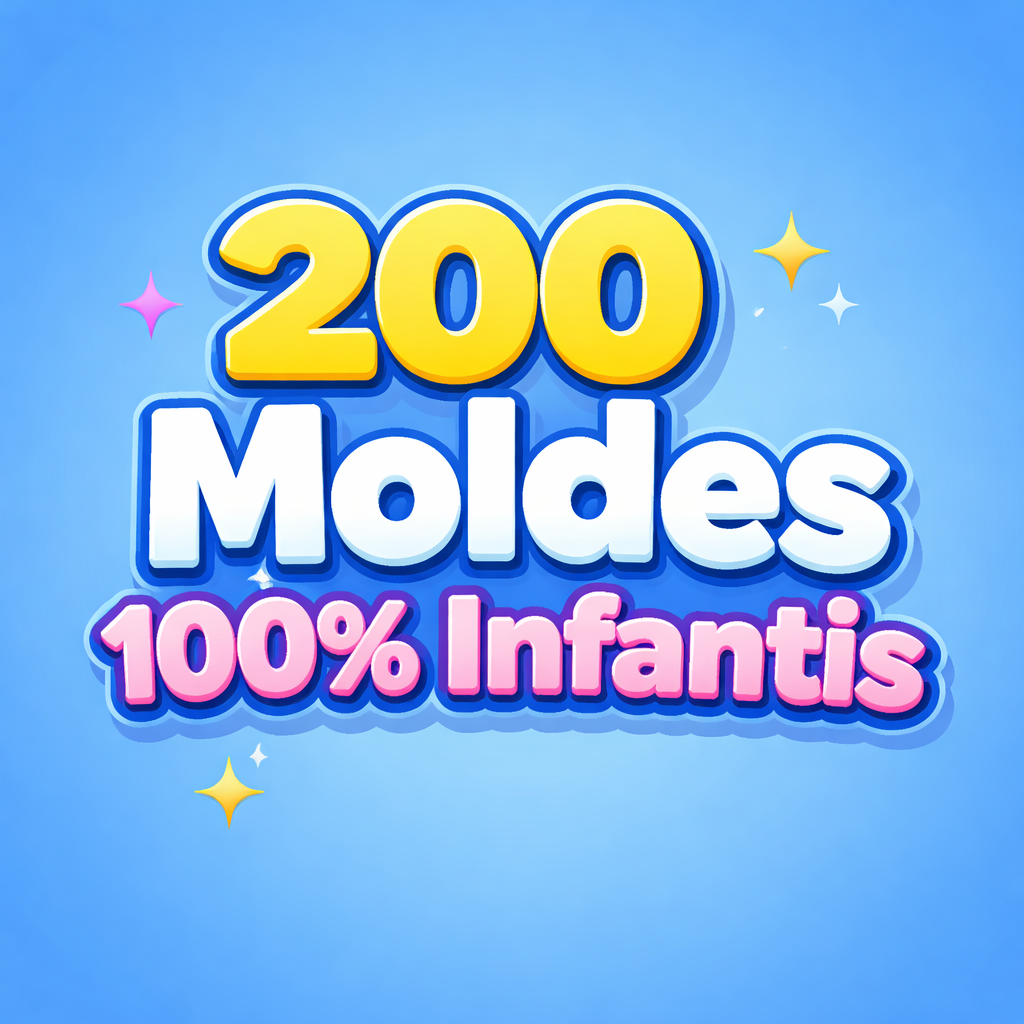200 Moldes Exclusivos Nicho Infantil