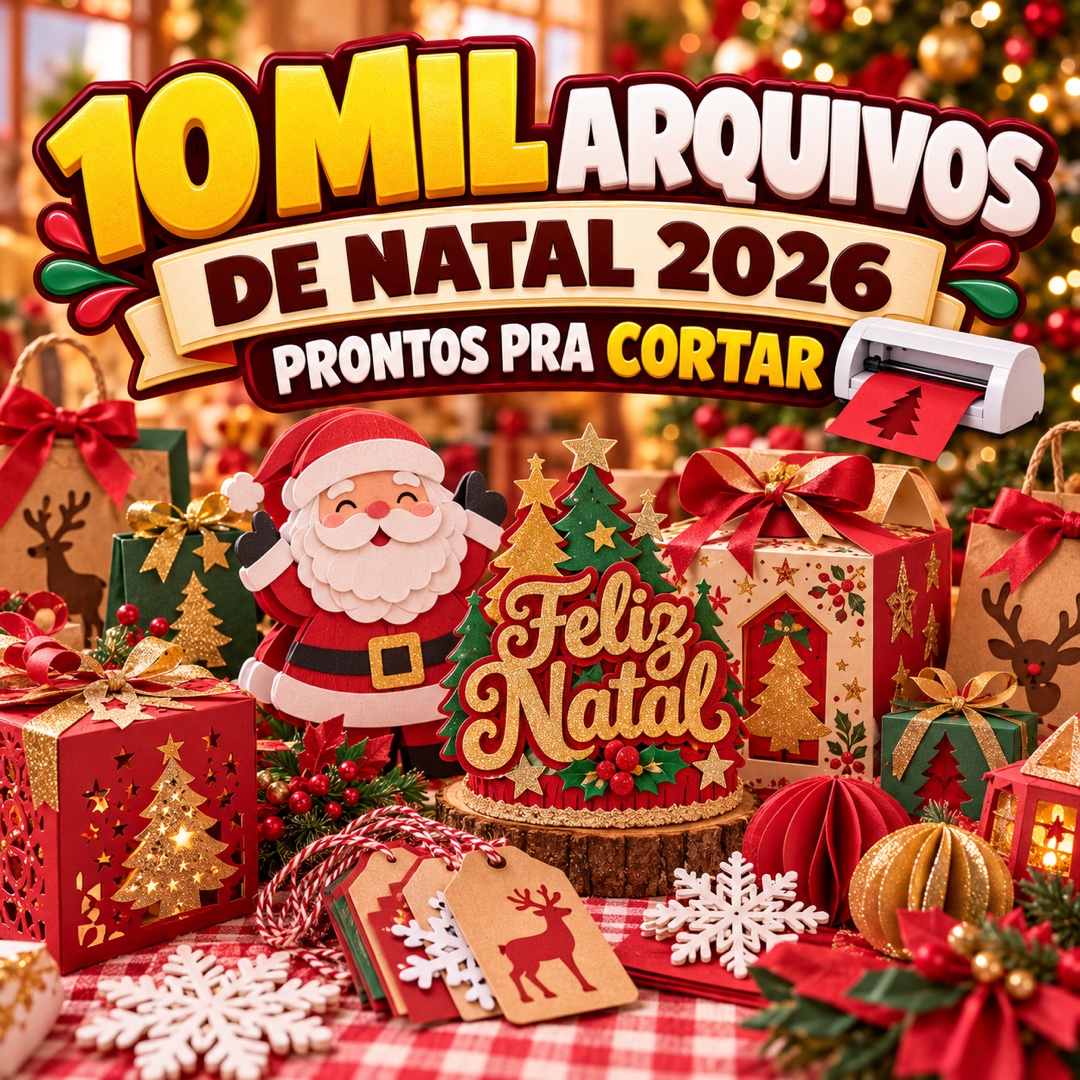 Mega Pack de Natal 2026: +10mil arquivos