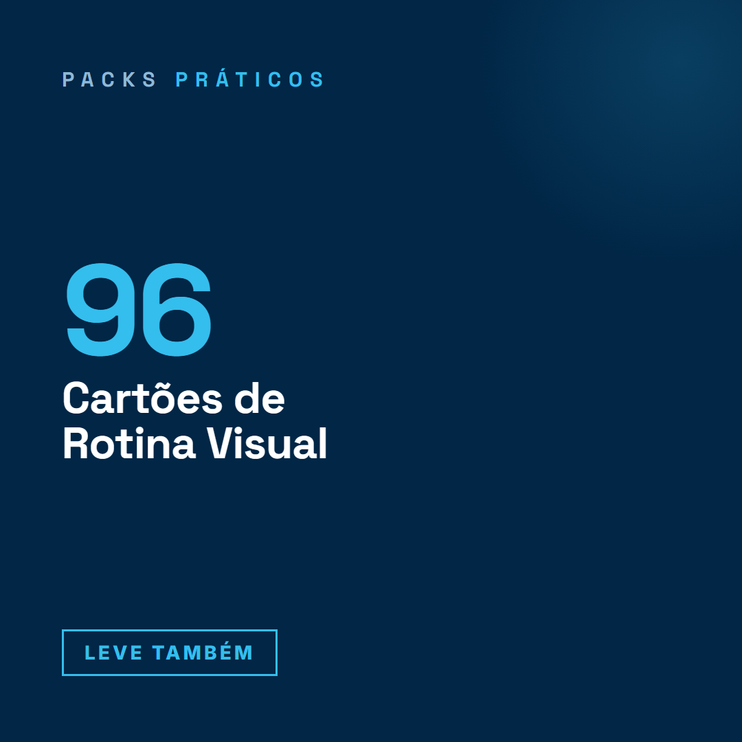 Rotina Visual: 96 cartões pra recortar