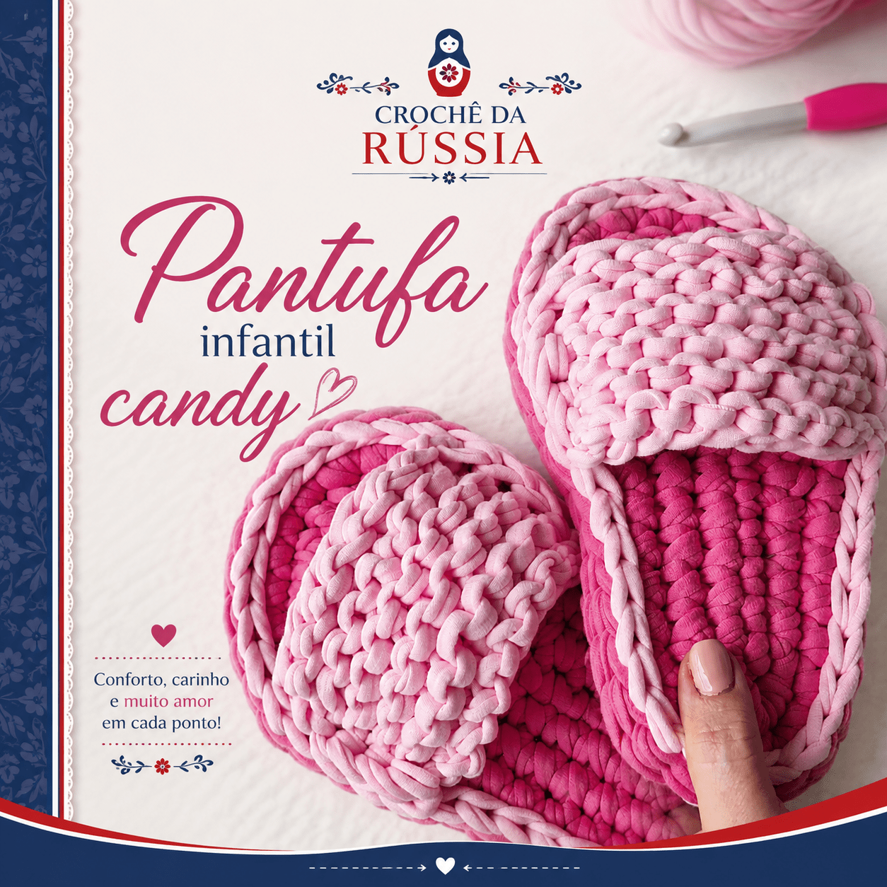 Pantufa Infantil Candy