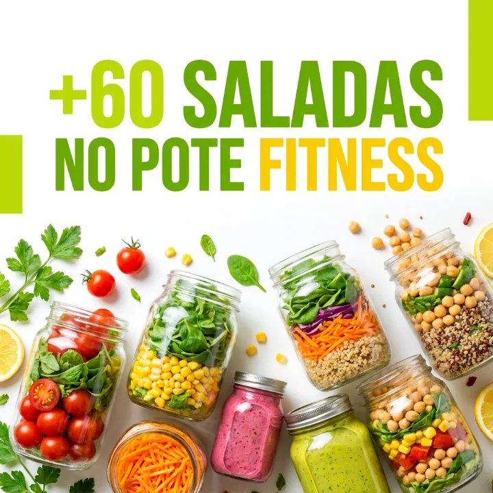+60 Saladas no Pote Fitness