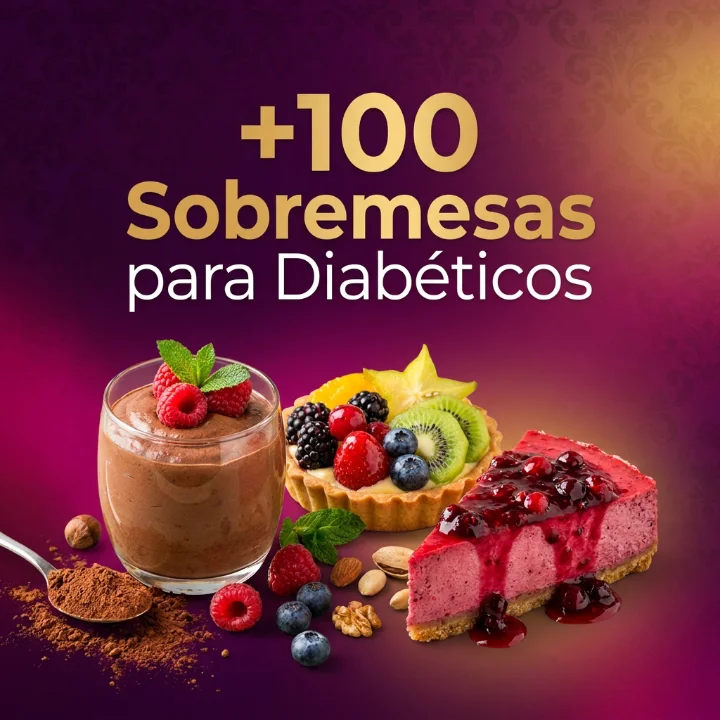+100 Sobremesas para Diabéticos