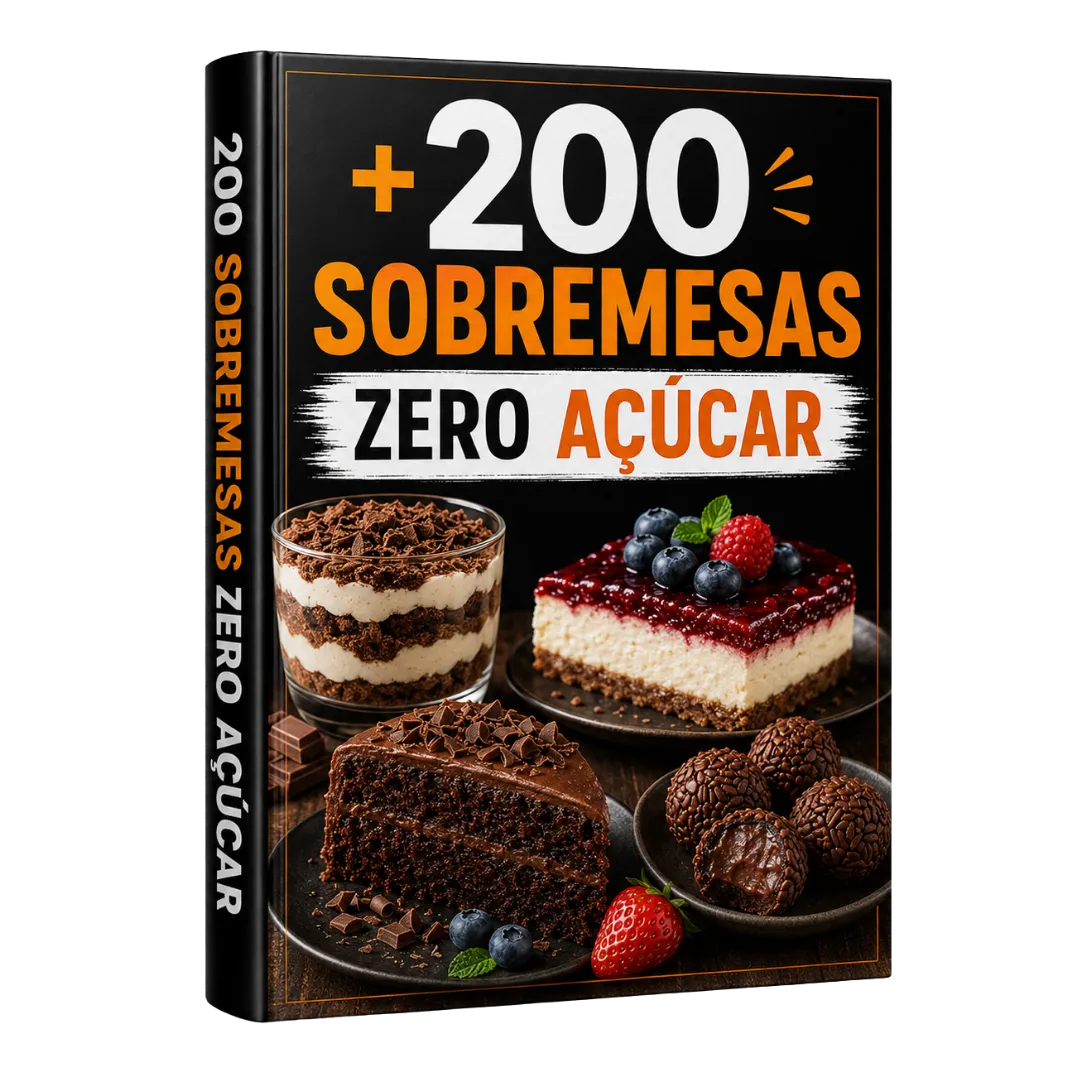 +200 Sobremesas Sem Açúcar 
