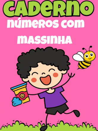 Caderno de Atividades com Massinha 