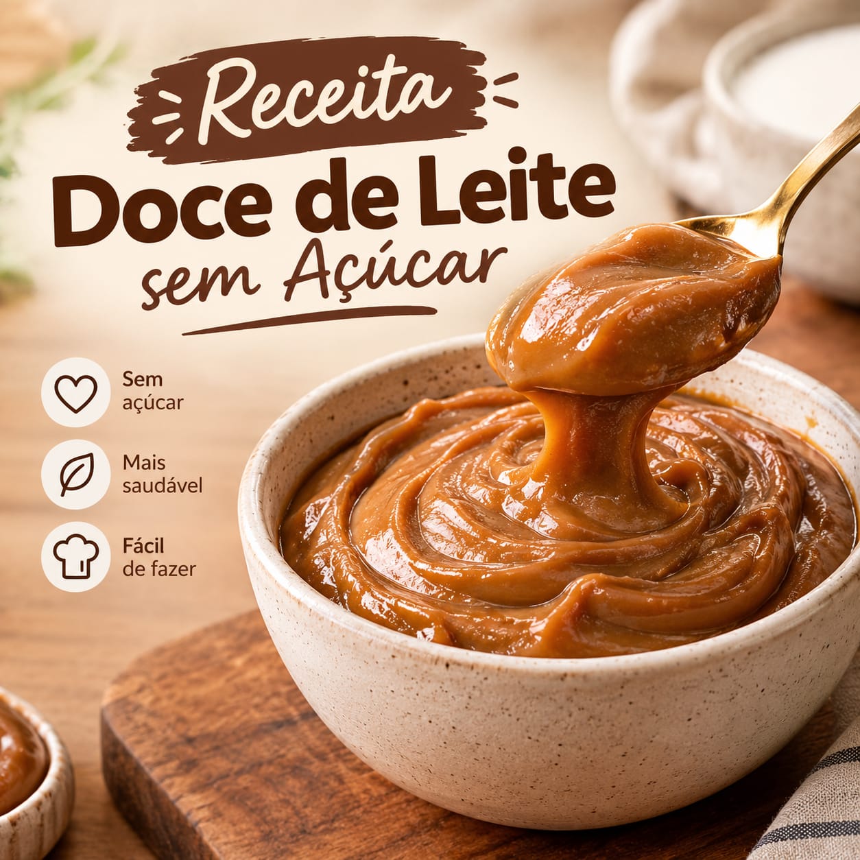 Receita Doce de Leite Fit SEM AÇUCAR
