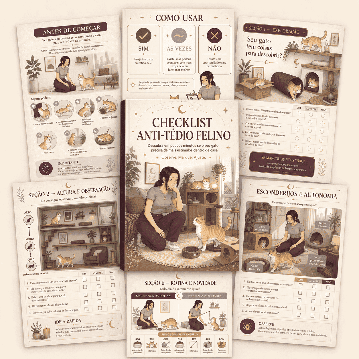 CHECKLIST ANTI-TÉDIO FELINO