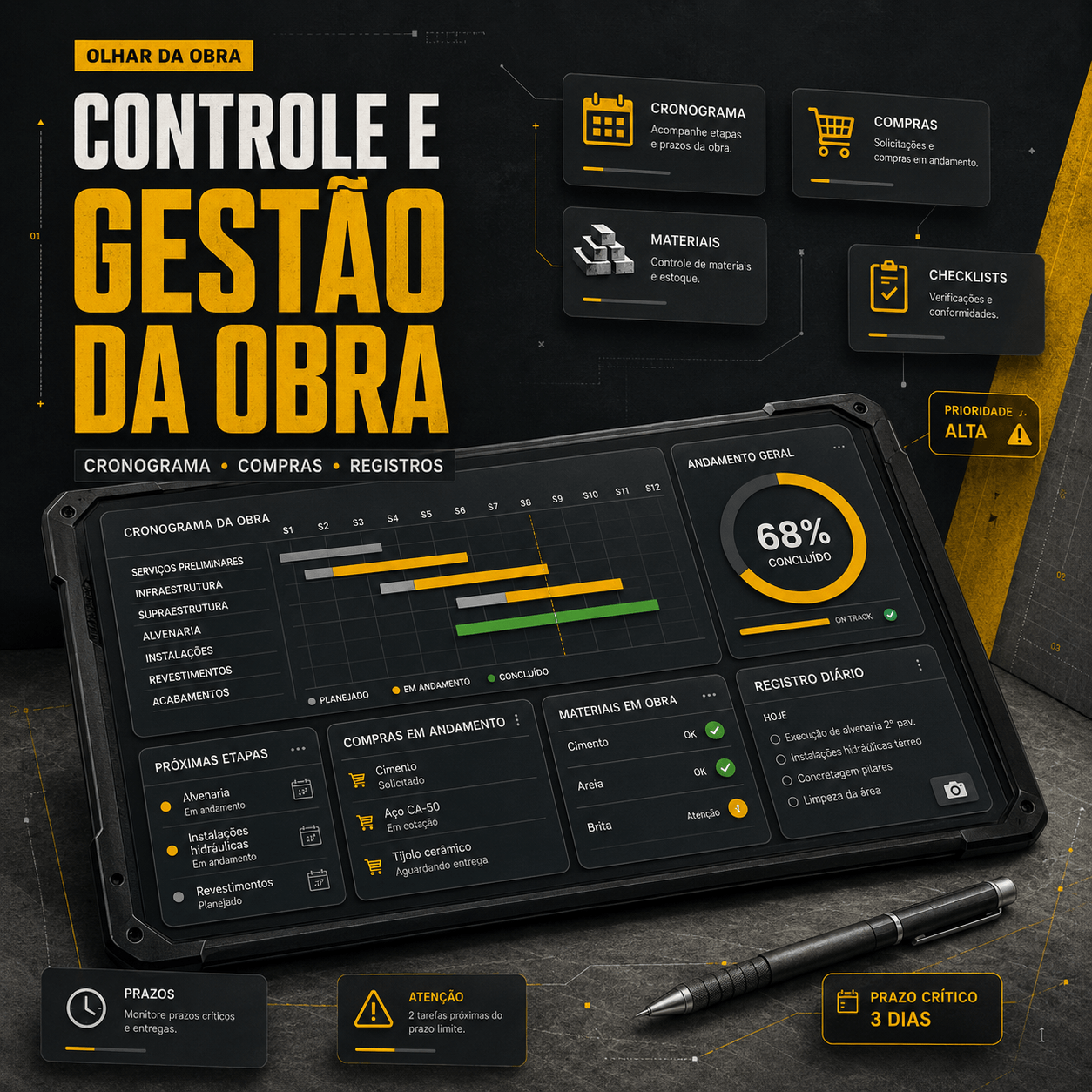 Controle e Gestão da Obra