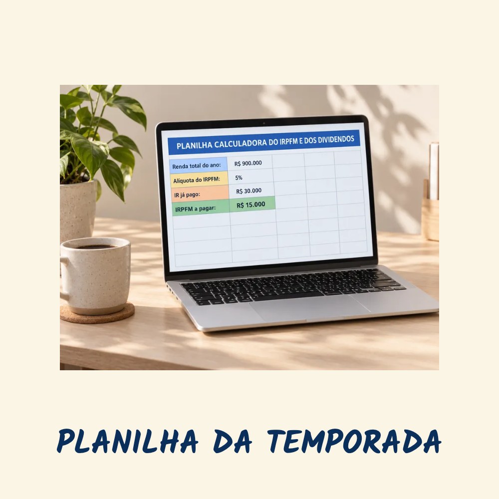 Planilha Organizadora IRPF 2027