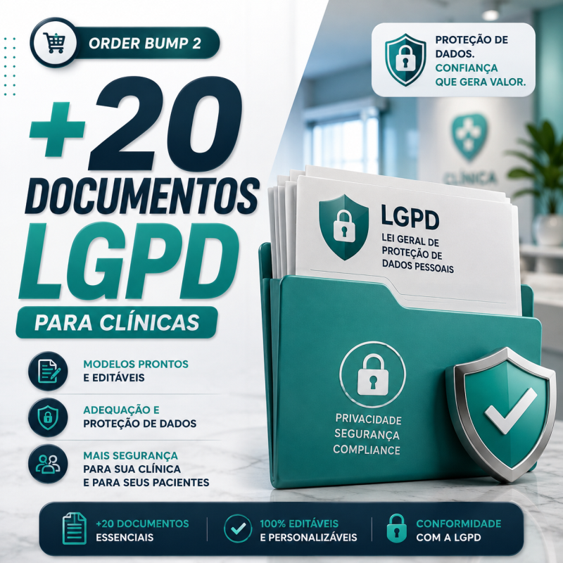 +20 Documentos LGPD para Clínicas
