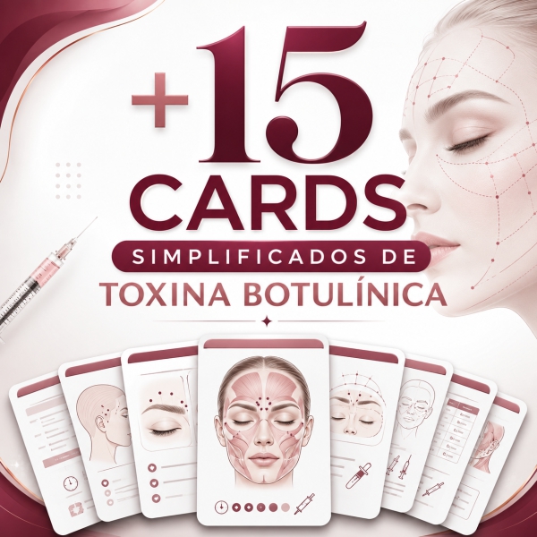 +15 Cards de Toxina Botulínica