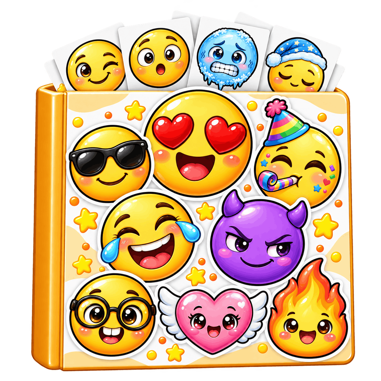 Kit Paper Squishy Emojis