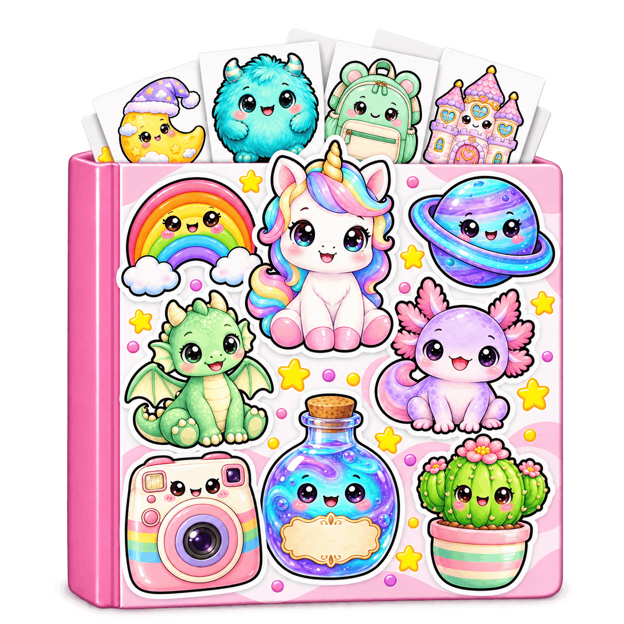 Kit Paper Squishy Fofurinhas