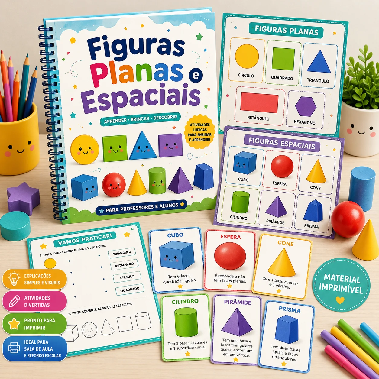 Kit Formas Geométricas Planas