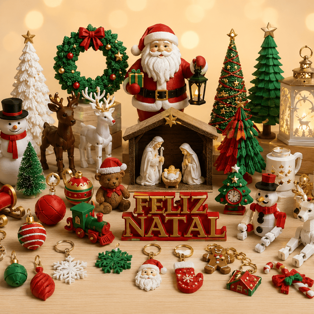 +25 Mil Arquivos 3D de Natal