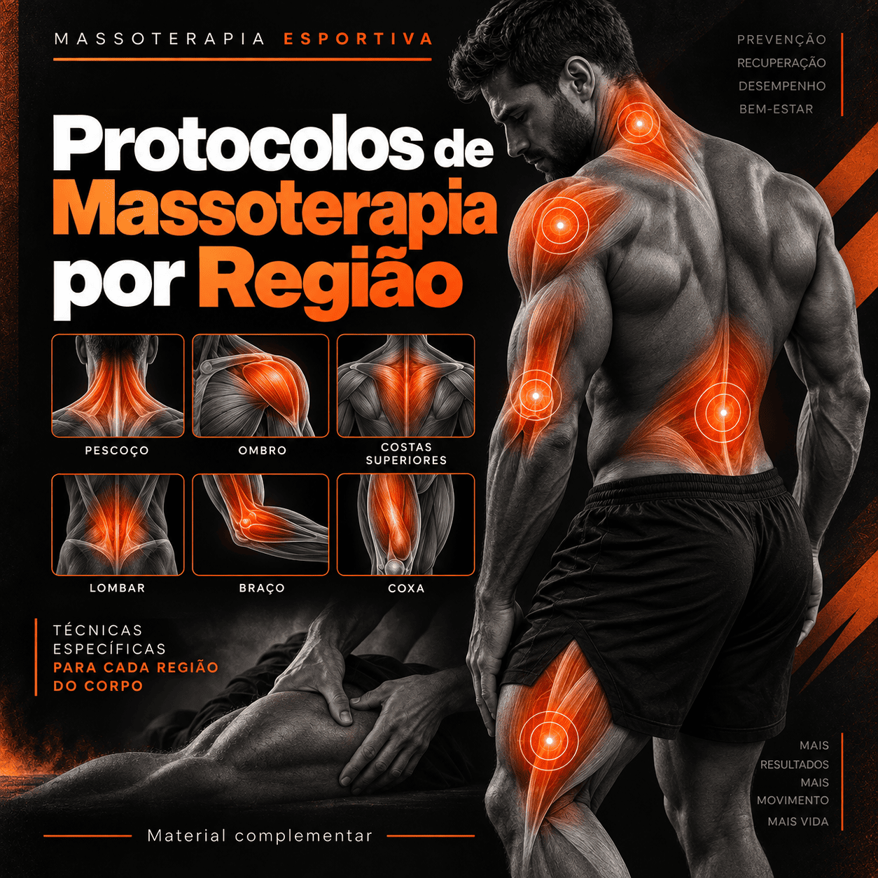 Protocolos de Massoterapia por Região