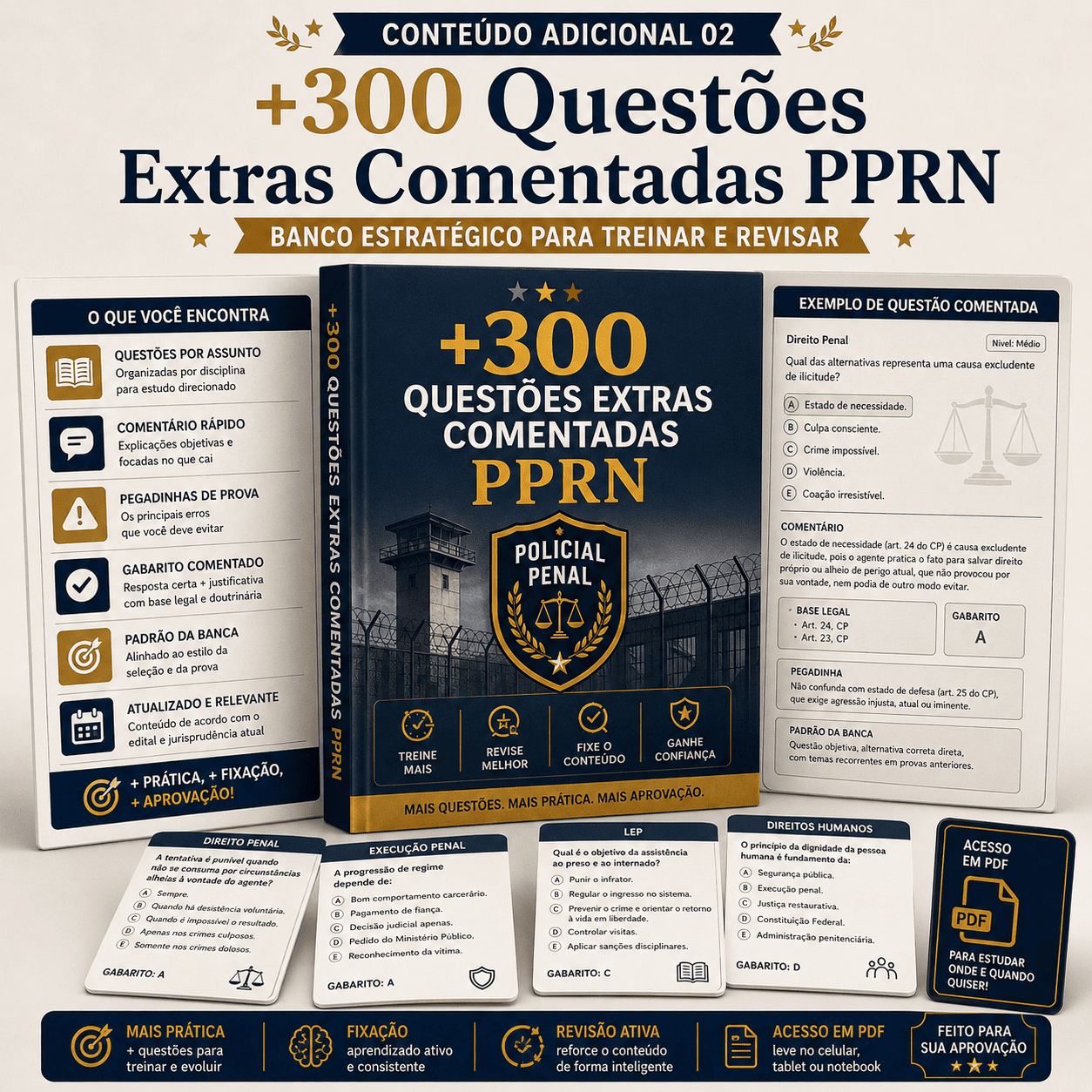 +300 Questões Extras Comentadas PPRN