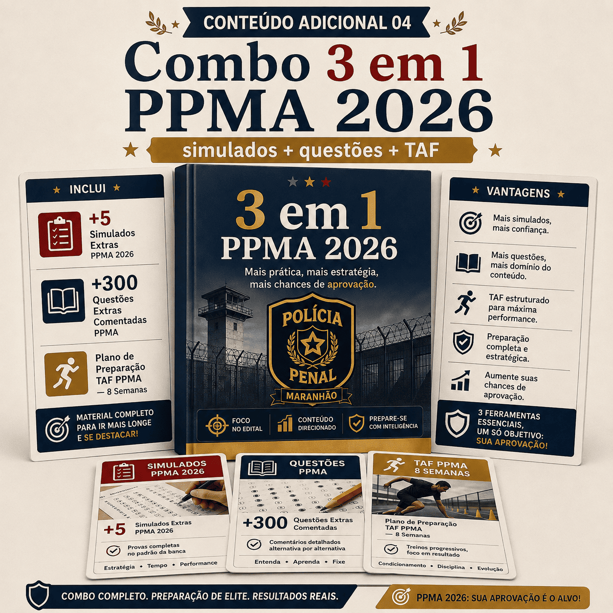 Combo 3 em 1