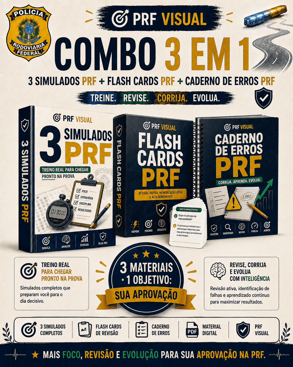 Combo 3 em 1